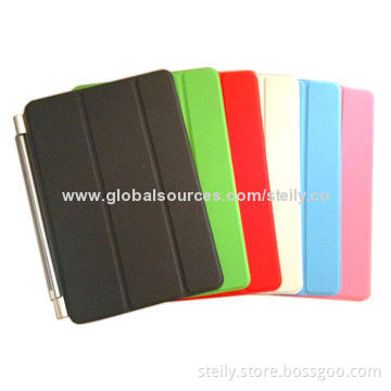 High-quality Leather Smart Case Cover with Magnet for iPad MiniNew